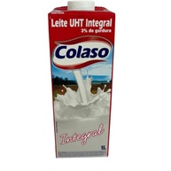LEITE UHT INTEGRAL COLASO, 3% de Gordura, 1L - KIT COM 8 UNIDADES - - imagem 4