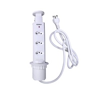 Torre de Tomadas Renna 3 Tomadas Branco: Elegância e Praticidade para Seu Espaço - imagem 1