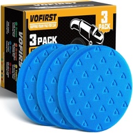 Almofadas de Polimento de Alta Densidade 3 Peças - 16,5 cm - Azul - Para Polimento e Acabamento Profissional - imagem 1