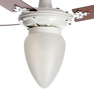 Ventilador de Teto New Light Globo Pera 3 Pás com Iluminação - Silencioso e Moderno - imagem 3