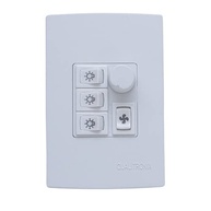 Interruptor Dimmer para Ventilador de Teto com 3 Lâmpadas - Controle Total de Iluminação e Velocidade - imagem 2