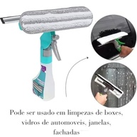 Mop Limpa Vidros Spray 3 em 1 – Pulverizador, Esfregão e Rodo para Limpeza Fácil e Eficiente - imagem 4
