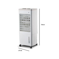 Climatizador de Ar Portátil Umidificador 4 em 1 - 8L Tanque, 3 Velocidades, Oscilação e Filtro - 127V - imagem 3