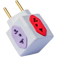 Kit 3 Adaptadores Tomada Benjamin Cubo 3D: Mais Energia e Organização! - imagem 5