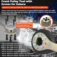 Kit 3 Ferramentas Essenciais para Polia e Engrenagem Subaru - Precisão e Durabilidade - imagem 4