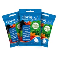 Kit 3 Clorin Salad - Pastilhas Desinfetantes para Frutas, Legumes e Verduras | Higienização Segura e Rápida - imagem 1