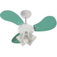 Ventilador de Teto Greco 110/127V 3 Pás Tron Verde - Design Moderno com Iluminação - imagem 2