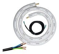 Tubulação Infra 1/4 x 3/8 com Cabo PP 4 Vias 1.5mm² - 3 Metros | Instalação Rápida e Segura - imagem 1