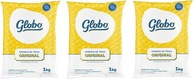 Farinha De Trigo Tipo 1 Globo Original Kit 3 Pacotes 1Kg - imagem 1