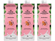 Kit 3 Leite Vegetal Amêndoa Sem Glúten 1L A Tal da Castanha - imagem 2