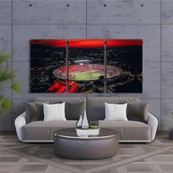 Kit 3 Quadros Decorativos Morumbi São Paulo Futebol - Design Premium 28x20cm - imagem 5