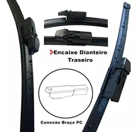 Kit 3 Limpadores de Para-brisa Onix 2012-2018: Visibilidade e Segurança Máxima - imagem 3