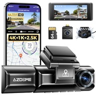 AZDOME M550 Max: Dash Cam 4K 3 Canais com GPS, WiFi e Visão Noturna Superior - imagem 2