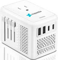Conversor de Voltagem Mapambo 220V para 110V com 3 USB-A e 1 USB-C: Adaptador Universal para Secador de Cabelo e Viagens Internacionais - imagem 1