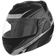Capacete Moto Robocop Escamoteável V-Pro Jet 3 Cinza - Segurança e Estilo - imagem 5