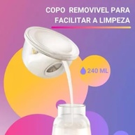 Bomba de Tirar Leite Mãos Livres Elétrica - 3 Modos e 10 Níveis de Sucção | Rosa - imagem 5