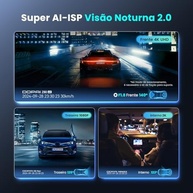 DDPAI Z60: Câmera Veicular 3 Canais 4K com GPS, Wi-Fi 5GHz e Visão Noturna AI-ISP 2.0 - imagem 5