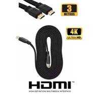 Cabo HDMI 3 Metros 4K Ultra HD: Imagem Incrível com Nylon Trançado e Versão 3.0 Reforçada - imagem 5