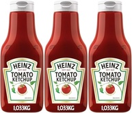 Kit 3 Ketchup Heinz Tradicional 1,033KG GRANDE GIGANTE ORIGINAL - imagem 2