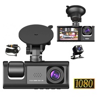 Câmera de Painel 3 Canais FHD 1080p: Frontal, Traseira e Interna com WDR e Gravação 24h - imagem 1