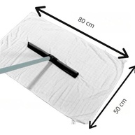 Kit 3 Panos de Chão Microfibra Branco 80x50cm - Alta Absorção, Secagem Rápida, Ideal para Limpeza de Pisos e Cozinha - imagem 4