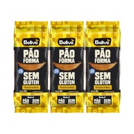 Kit com 3 Pacotes de Pão de Forma Tradiconal sem Glúten de 400g cada - Belive - imagem 1