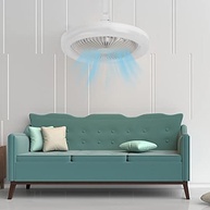 Ventilador de Teto com Luz LED Regulável - 3 Pás Silencioso, Controle Remoto, Ideal para Quarto e Sala - imagem 3