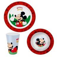 Jogo Infantil de Melamine com 3 Peças Mickey Mouse 22cm - Seguro, Colorido e Divertido - imagem 5