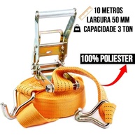 Kit Catraca e Cinta de Amarração Reforçada 3 Ton - Segurança Total para Cargas Pesadas - imagem 3