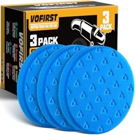 Almofadas de Polimento de Alta Densidade 3 Peças - 16,5 cm - Azul - Para Polimento e Acabamento Profissional - imagem 2