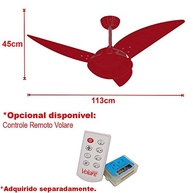 Ventilador de Teto Premium 3 Pás Volare 110V | Silencioso e Moderno - imagem 3