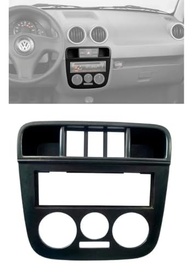 Renove o Visual do Seu Gol G4: Moldura Painel Central Rádio 3 Botões Preto - imagem 2