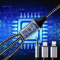 Meamaz Cabo 3 em 1 USB-C/Lightning para RCA: Áudio de Alta Fidelidade para seu Home Theater - imagem 5