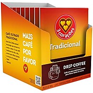 Café Drip 3 Corações Tradicional - 10 Sachês Práticos - imagem 4