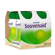Souvenaid Suplemento Nutricional, Ômega-3, Vitaminas C e B, Selênio, Sabor Baunilha, 4 Unidades de 125ml - imagem 1
