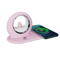 Carregador Wireless 3 em 1: Celular, Luz e Suporte! - imagem 2