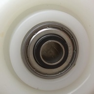 Roda de Nylon Master Roll 3" com Rolamento de Esfera: Suporte Robusto para até 150Kg - imagem 3