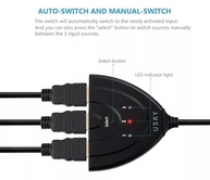 Hub Switch HDMI 3x1: Conecte 3 Dispositivos em 1 Tela com Facilidade - imagem 5