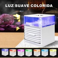 Mini Climatizador de Ar Portátil 3 em 1 com Timer e 3 Velocidades | Umidificador e Ventilador USB Compacto - imagem 4