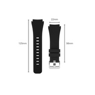 Pulseira Silicone 22mm compatível com Galaxy Watch 3 45mm - Galaxy Watch 46mm - Galaxy Watch LTE 46mm - Gear S3 Frontier - Gear S3 Classic - GTR 47mm - GTR 2 - Stratos 2, 2S - Stratos 3. - imagem 3