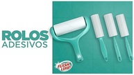 Mini Rolo Adesivo Flash Limp com 30 Folhas + 2 Refis - Remova Pelo, Poeira e Fiapos com Facilidade - imagem 4