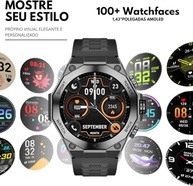 Smartwatch AM18 Premium: Tela AMOLED 1.46", NFC, Chamadas Bluetooth e Bateria de 30 Dias - imagem 4