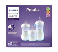 Philips Avent Kit de Mamadeiras Pétala 3.0 - 3 Unidades com Bicos de Diferentes Fluxos - Azul - imagem 2