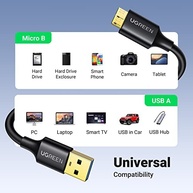 Cabo UGREEN Micro USB 3.0: Conexão Rápida para HDs, Câmeras e Samsung Galaxy S5/Note 3 - imagem 5