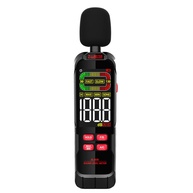 Medidor de Ruído Digital Portátil 30-130dB com LCD Retroiluminado e Barra Analógica - imagem 1