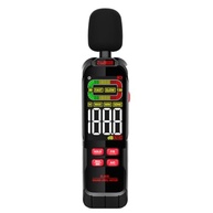 Medidor de Ruído Digital Portátil 30-130dB com LCD Retroiluminado e Barra Analógica - imagem 2