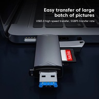 Adaptador Leitor de Cartão 6 em 1: USB 3.0 - imagem 4