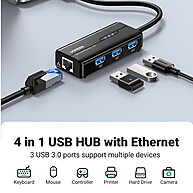 UGREEN Adaptador Ethernet USB 3.0 - imagem 2