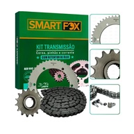 Kit Transmissão Smart Fox CB 300: Coroa, Pinhão e Corrente Aço 1045 com Retentor - imagem 1
