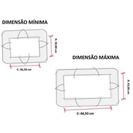 Moldura Regulável para Ar-Condicionado Cinza - 5000 a 30000 BTUs | Design Clean & Moderno - imagem 3